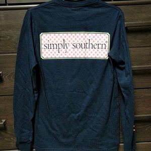 Simply Southern navy tee